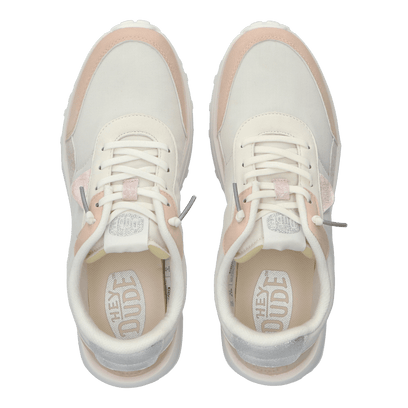 Hayden Shine Damen Sneakers Peach/White