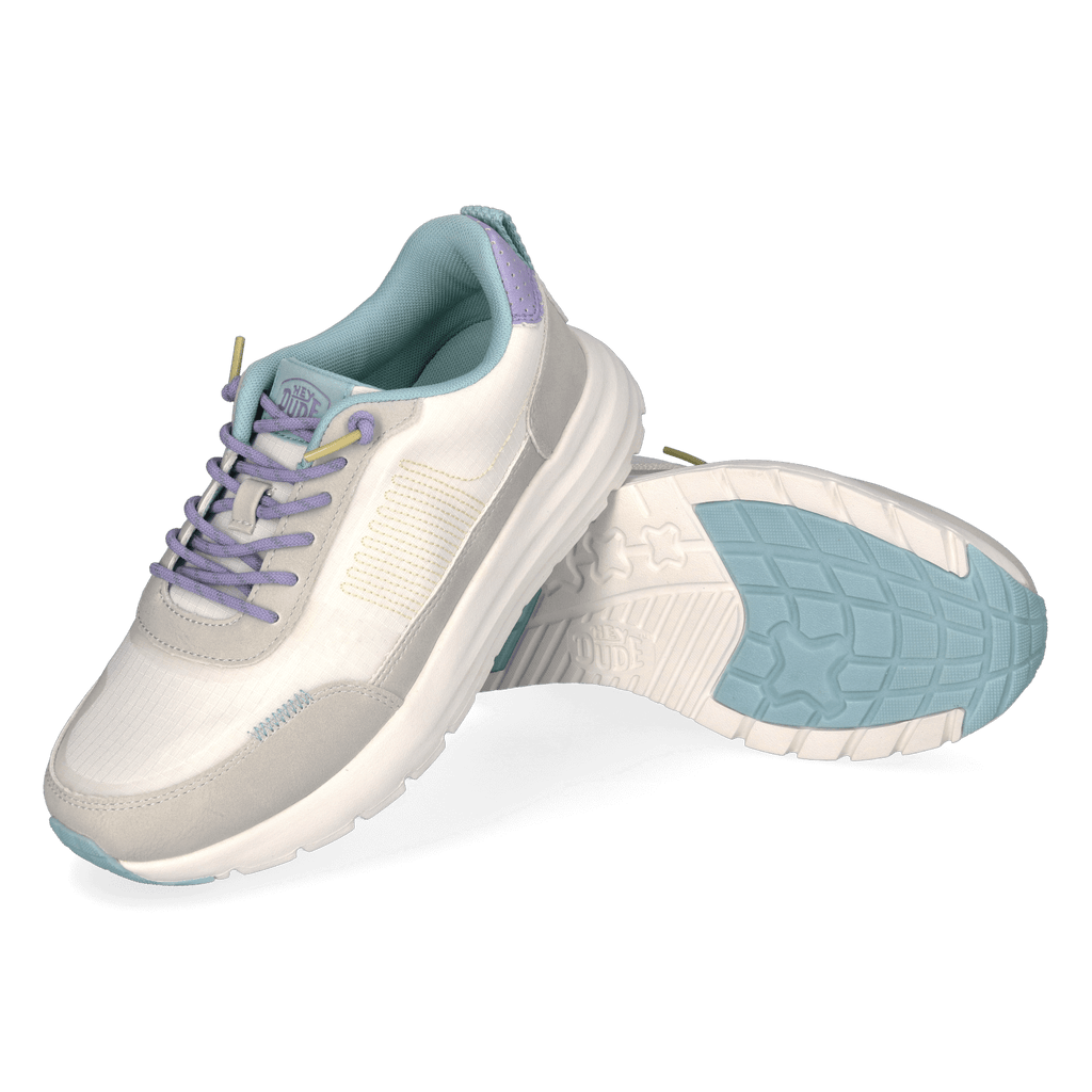 Sirocco Alta Colorblock Damen Sneakers White/Grey