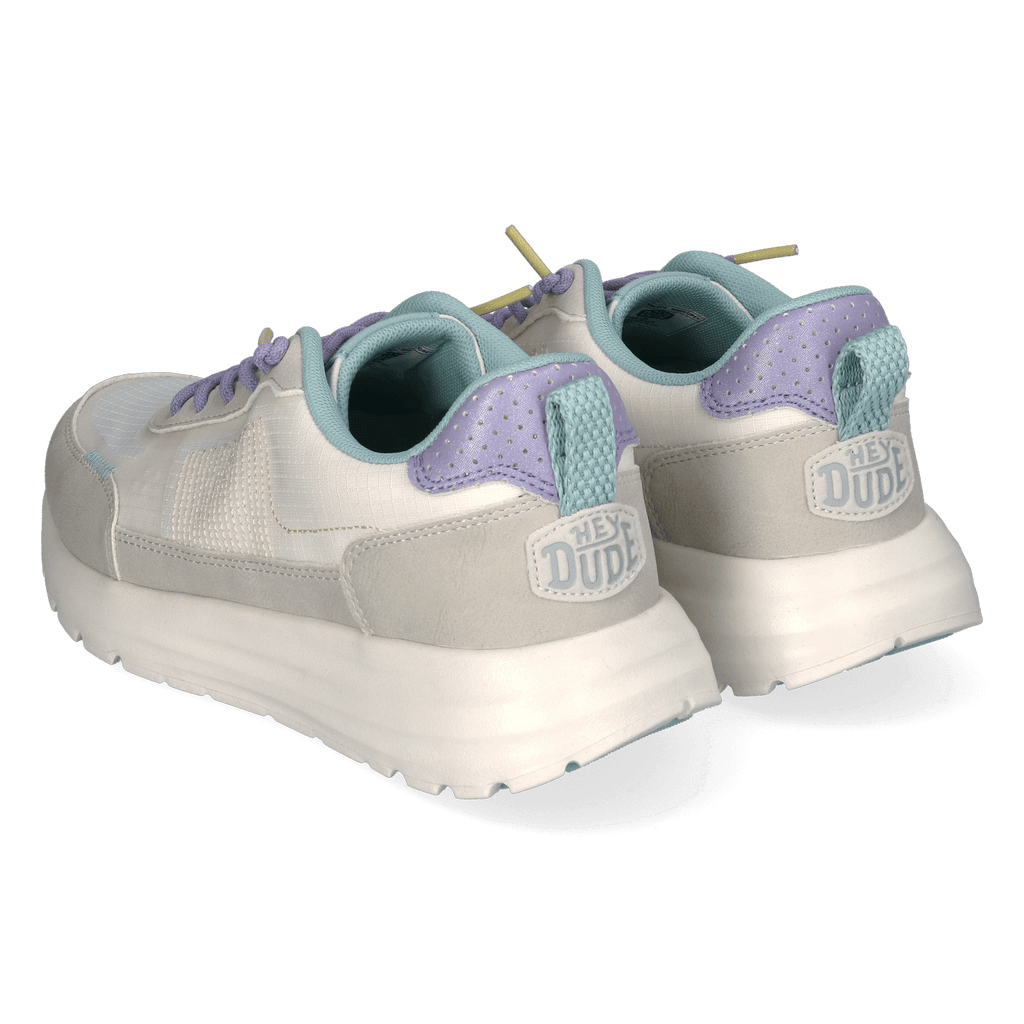 Sirocco Alta Colorblock Damen Sneakers White/Grey