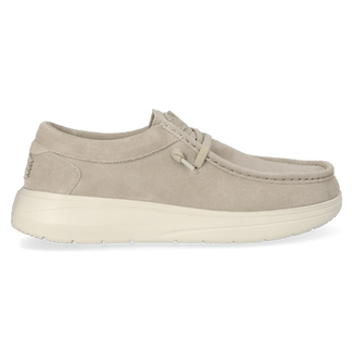 Wally Comf Suede Herren Halbschuhe Stone Grey/Silver Birch
