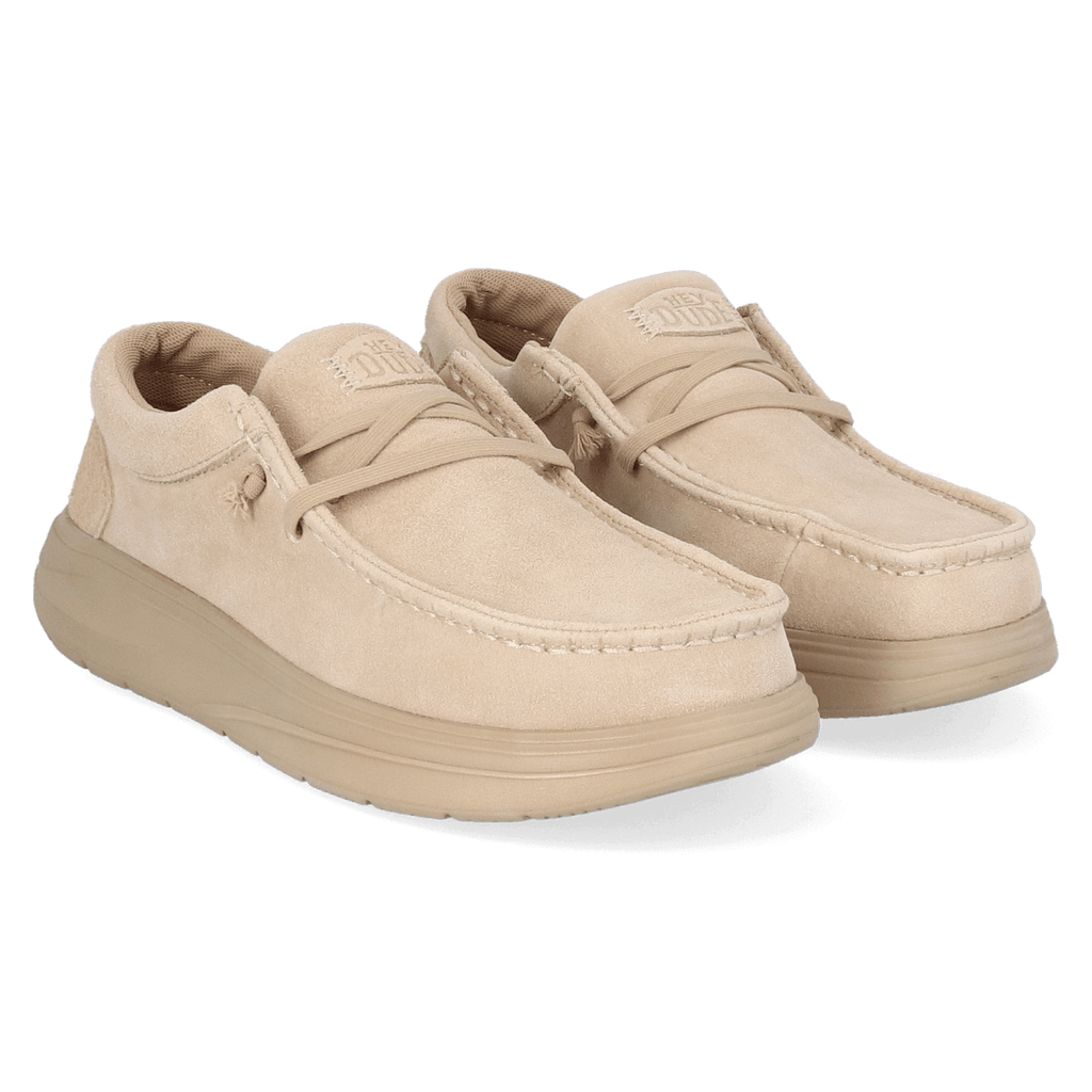 Wally Comf Suede Herren Halbschuhe Tan