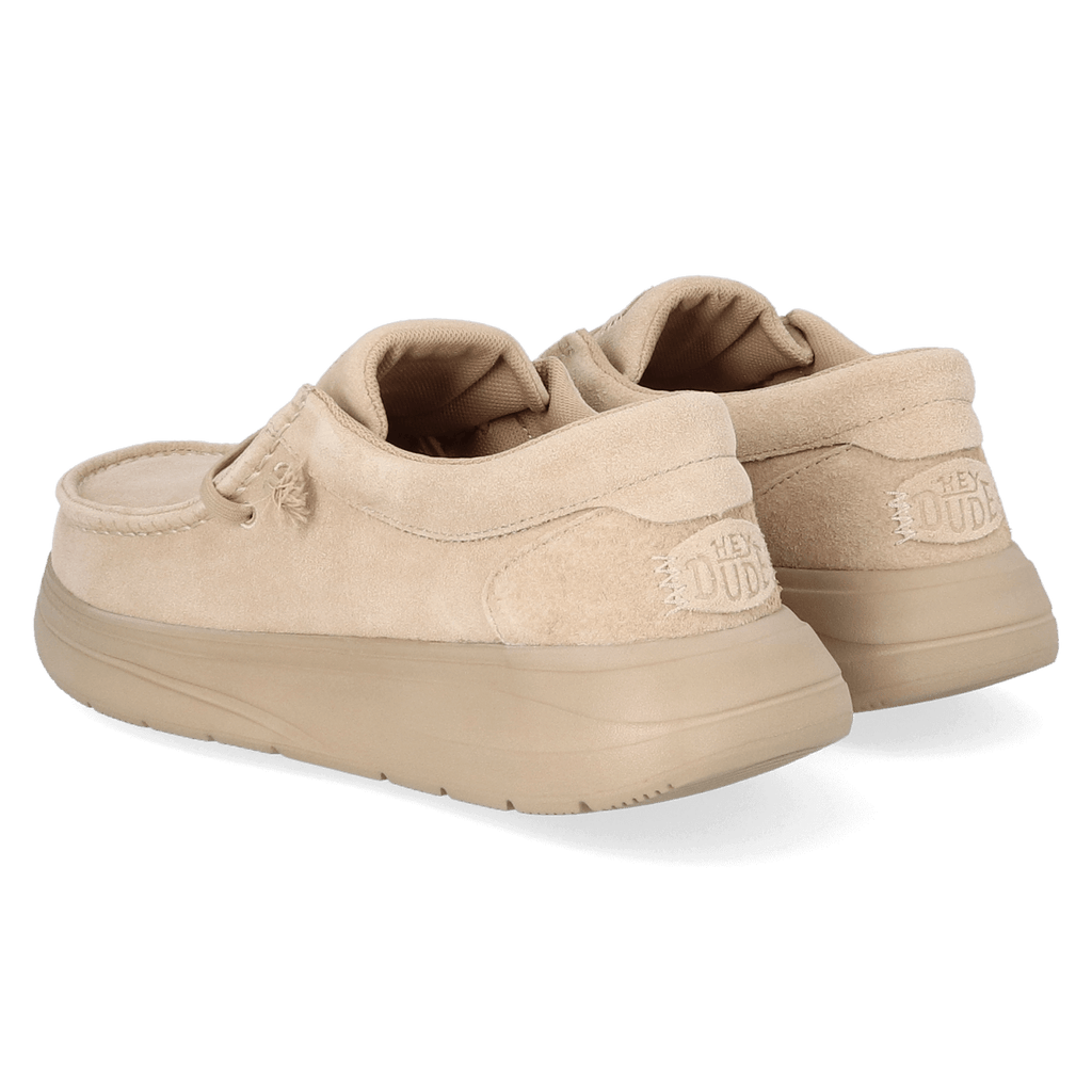 Wally Comf Suede Herren Halbschuhe Tan