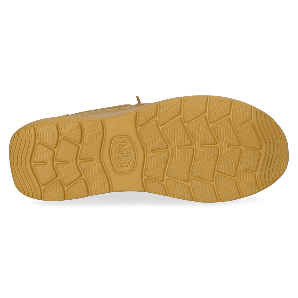 Wally Comf Suede Herren Halbschuhe Golden Yellow