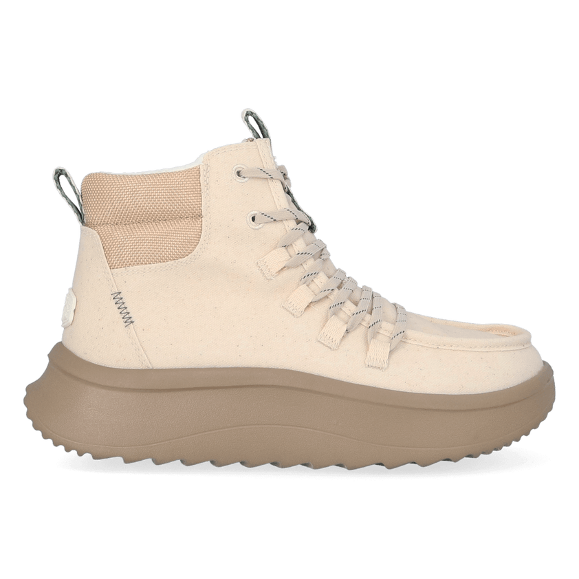 Wendy Apres Coated Twill Damen Boots Ivory