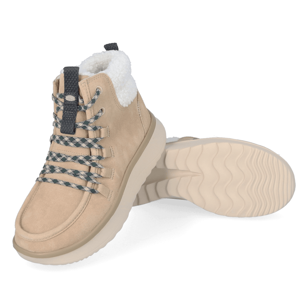 Wendy Apres Suede Cozy Damen Boots Beige