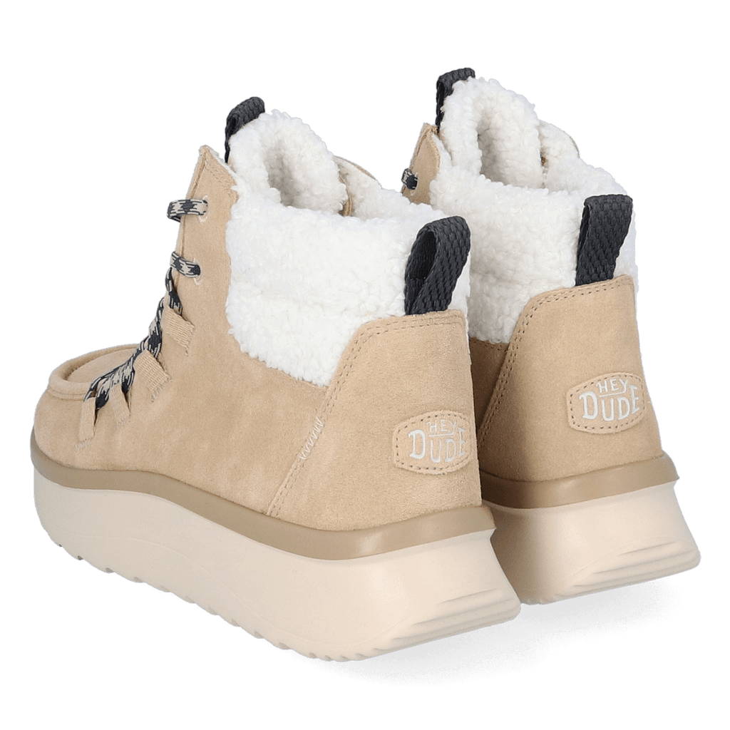 Wendy Apres Suede Cozy Damen Boots Beige