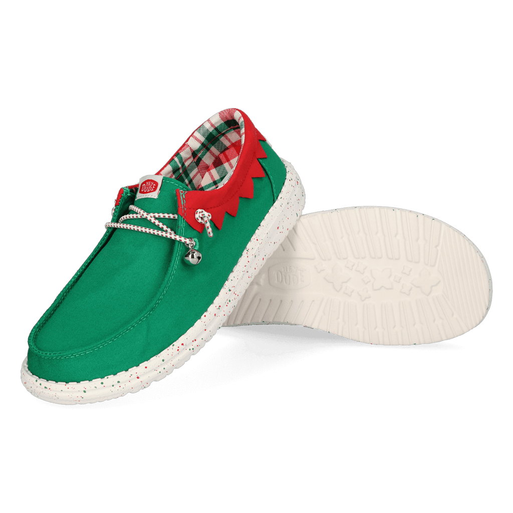 Wendy Holiday Elf Damen Weihnachtsschuhe Green/Red