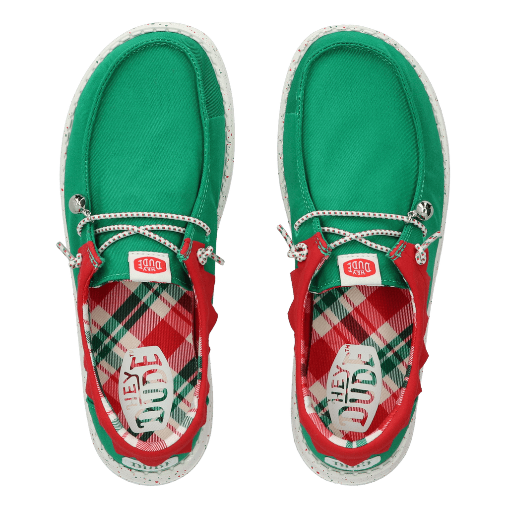 Wendy Holiday Elf Damen Weihnachtsschuhe Green/Red