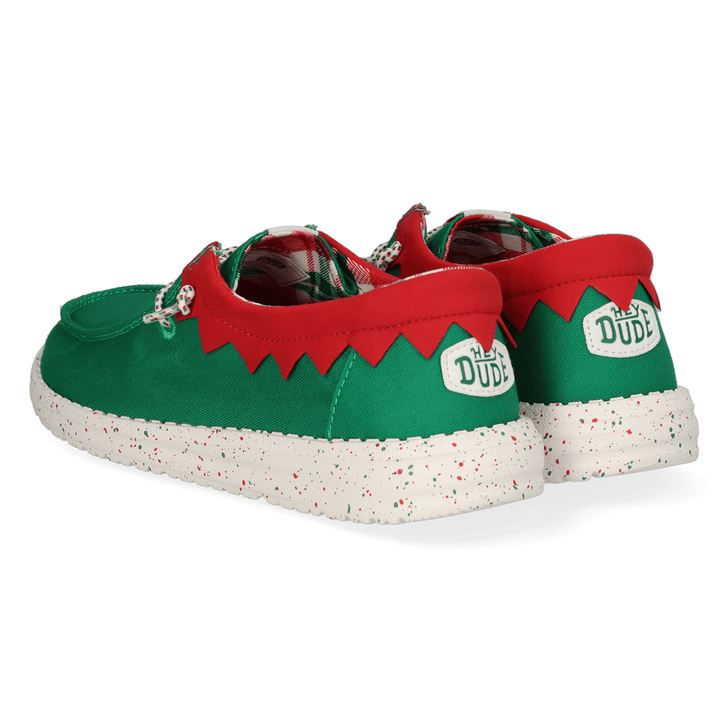 Wendy Holiday Elf Damen Weihnachtsschuhe Green/Red