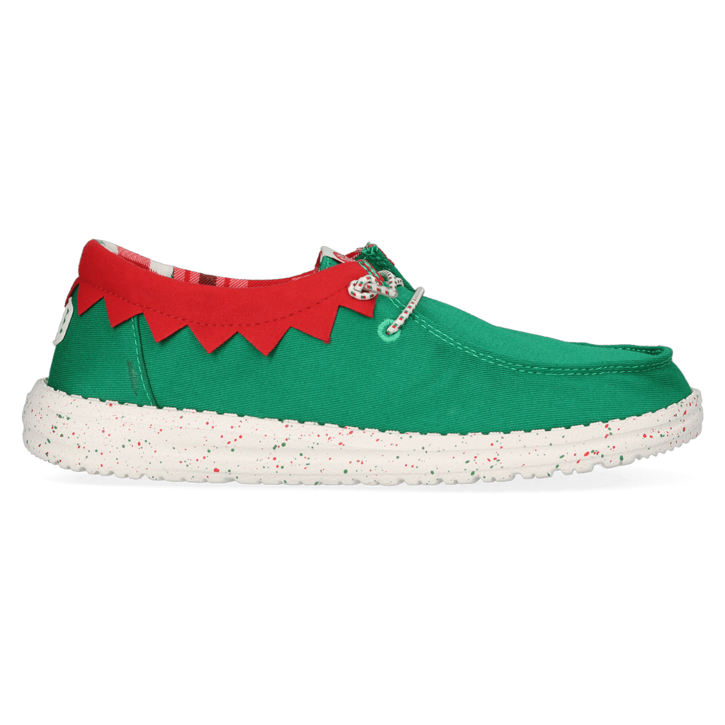 Wally Holiday Elf Herren Weihnachtsschuhe Green/Red