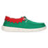 Wally Holiday Elf Herren Weihnachtsschuhe Green/Red