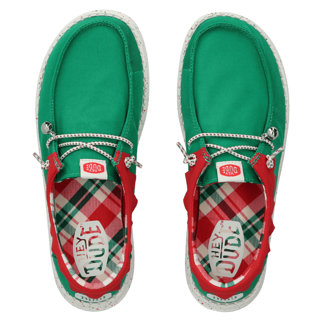 Wally Holiday Elf Herren Weihnachtsschuhe Green/Red