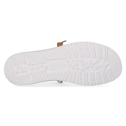 Wally Craft Linen Herren Halbschuhe White/Stone Grey