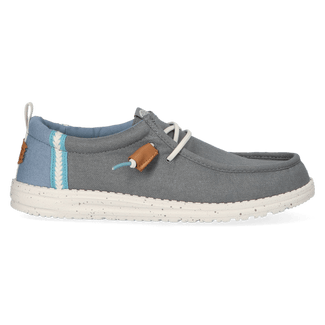 Wally Craft Linen Herren Halbschuhe Monument Grey/Faded Denim