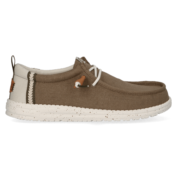 Wally Craft Linen Herren Halbschuhe Timber/Silver Birch