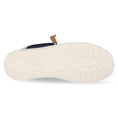 Wally Craft Linen Herren Halbschuhe Navy Blazer/Multi