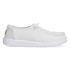 Wendy Crochet Lace Damen Halbschuhe White