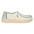 Wendy Espadrille Retro Palm Damen Halbschuhe Celadon Green/White