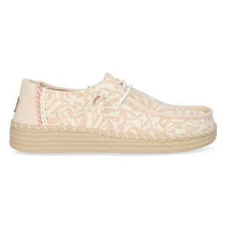 Wendy Espadrille Retro Palm Damen Halbschuhe Pale Pink/White