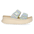 Delray Slide Surf Baja Damen Slipper Blue Multi