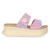 Delray Slide Surf Baja Damen Slipper Blue/Pink Multi