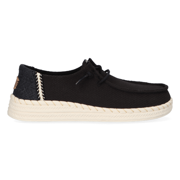 Wendy Espadrille Woven Damen Halbschuhe Black