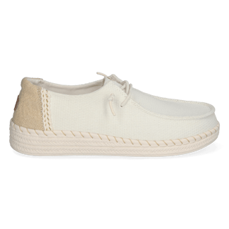 Wendy Espadrille Woven Damen Halbschuhe White