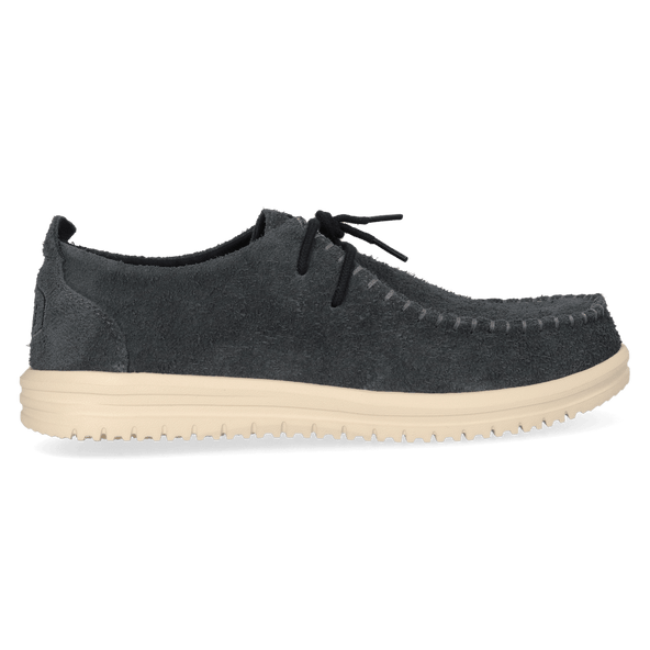 Wally NXT Herren Wildleder-Mokassins Black/Wood Ash