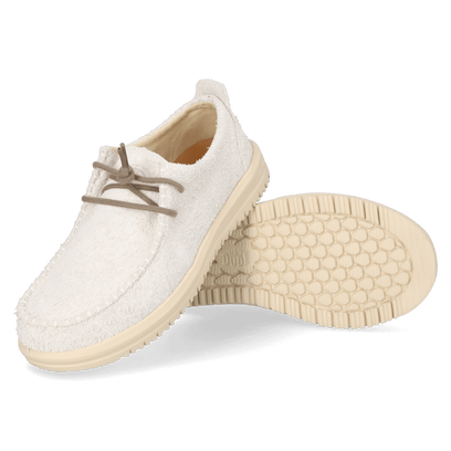 Wally NXT Herren Wildleder-Mokassins Egret/Wood Ash