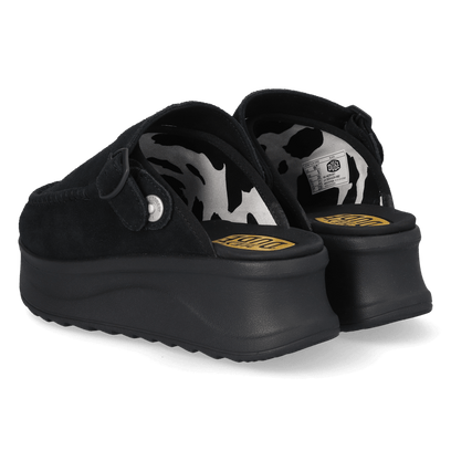 Delray Clog Suede Damen Black