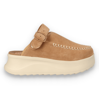 Delray Clog Suede Damen Tan