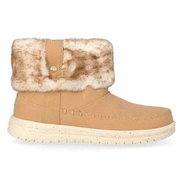 Camden Cuff Classic Cozy Damen Boots Cognac