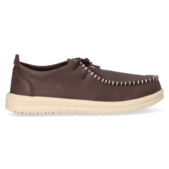 Wally NXT Moc Leather Herren Mocassins Black/Wood Ash