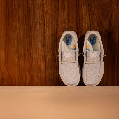 Wendy Comf Suede Lace Print Damen Halbschuhe Lilac