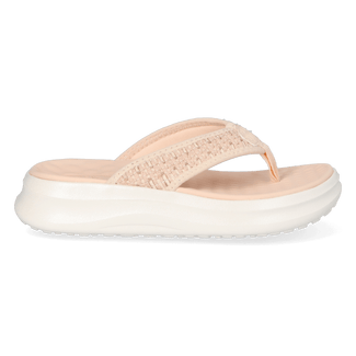 Tide Flip Damen Zehentrenner Champagne/White
