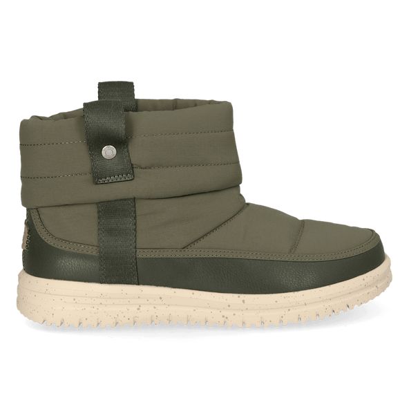 Camden Cuff Nylon Quilt Damen Boots Dark Olive