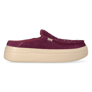 Austin Lift Suede Stud Damen Slip-ons Fig Purple