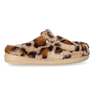 Wendy Slipper Leo Fur Damen Slip-ons Tan/Multi