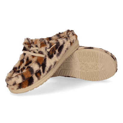 Wendy Slipper Leo Fur Damen Slip-ons Tan/Multi