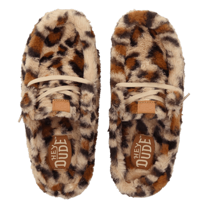 Wendy Slipper Leo Fur Damen Slip-ons Tan/Multi