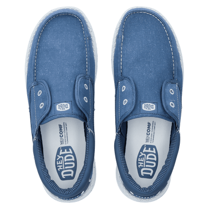 Wally Cru Stretch Canvas Herren Loafer Ensign Blue/Multi
