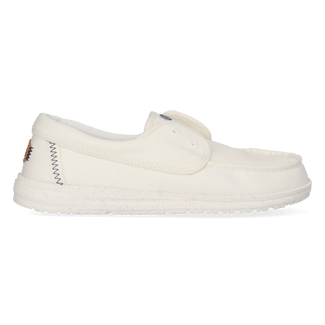 Wendy Cru Stretch Canvas Dames Loafer Snow White