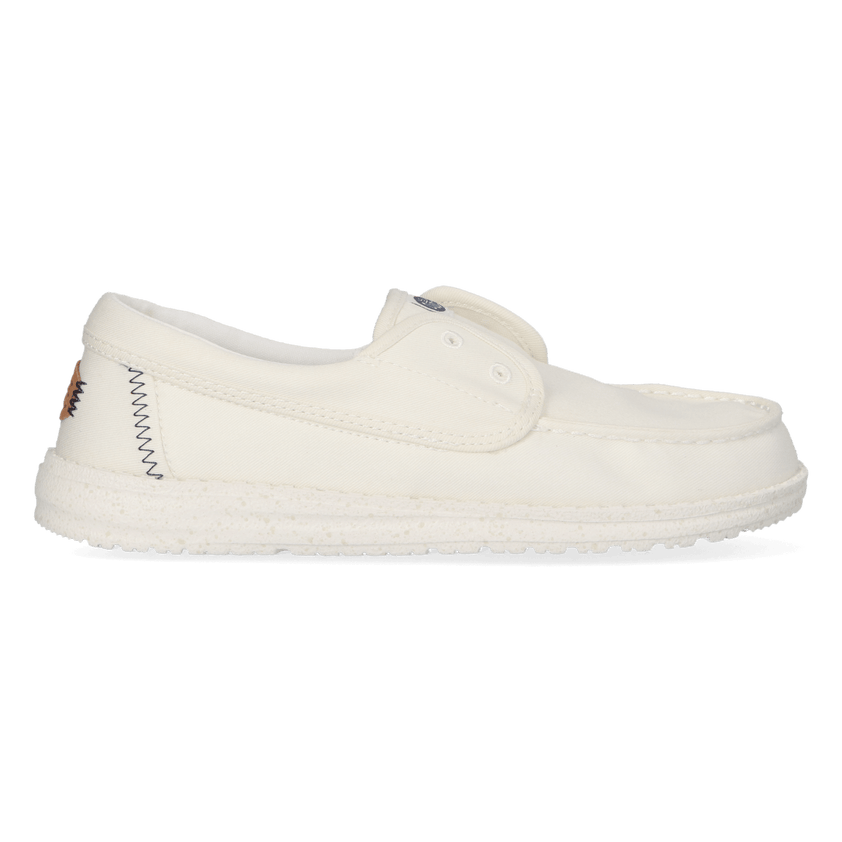 Wendy Cru Stretch Canvas Dames Loafer Snow White