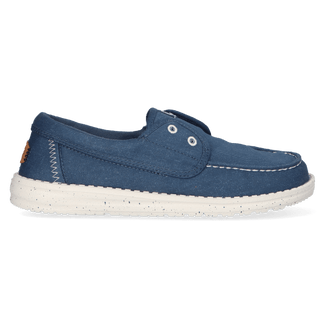 Wendy Cru Stretch Canvas Dames Loafer Ensign Blue