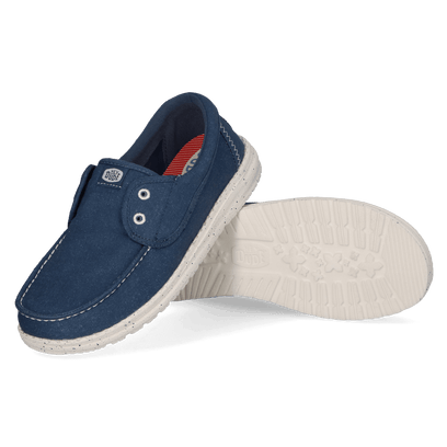 Wendy Cru Stretch Canvas Dames Loafer Ensign Blue