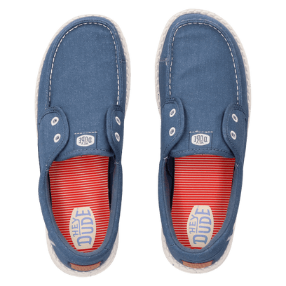 Wendy Cru Stretch Canvas Dames Loafer Ensign Blue