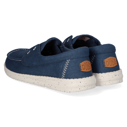 Wendy Cru Stretch Canvas Dames Loafer Ensign Blue