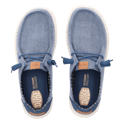 Wendy Chambray Grid Damen Halbschuhe Ensign Blue