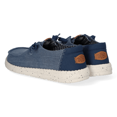 Wendy Chambray Grid Damen Halbschuhe Ensign Blue