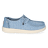 Wendy Frayed Canvas Damen Halbschuhe Faded Denim